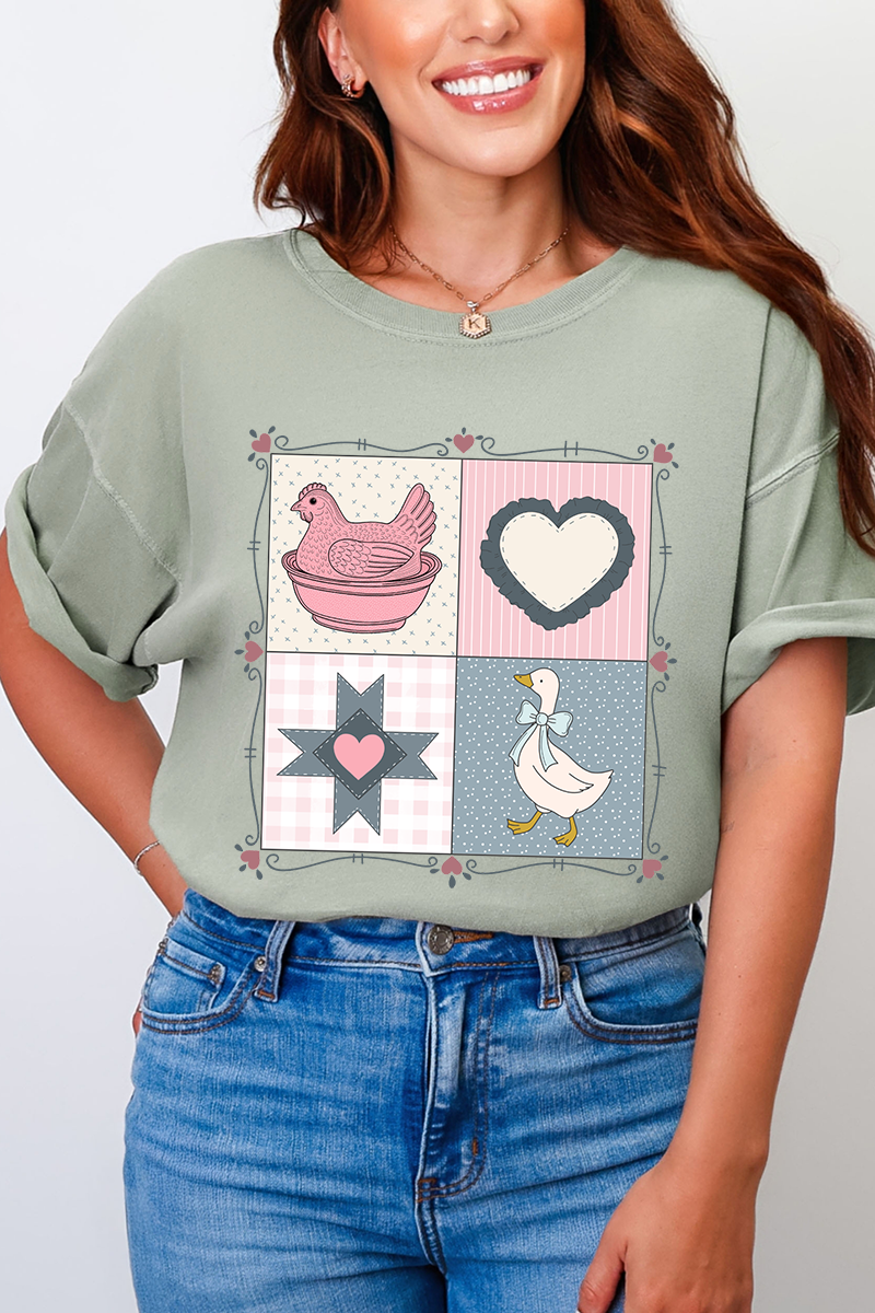 Heartfelt Goose Comfort Colors Adult Ring-Spun Cotton Tee