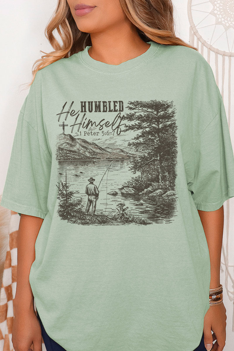 He Humbled Himself Comfort Colors Adult Ring-Spun Cotton Tee