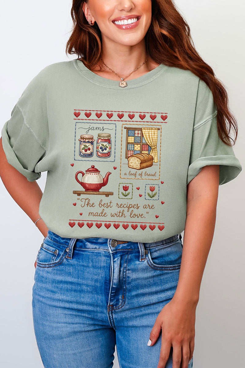 Made With Love Comfort Colors Adult Ring-Spun Cotton Tee