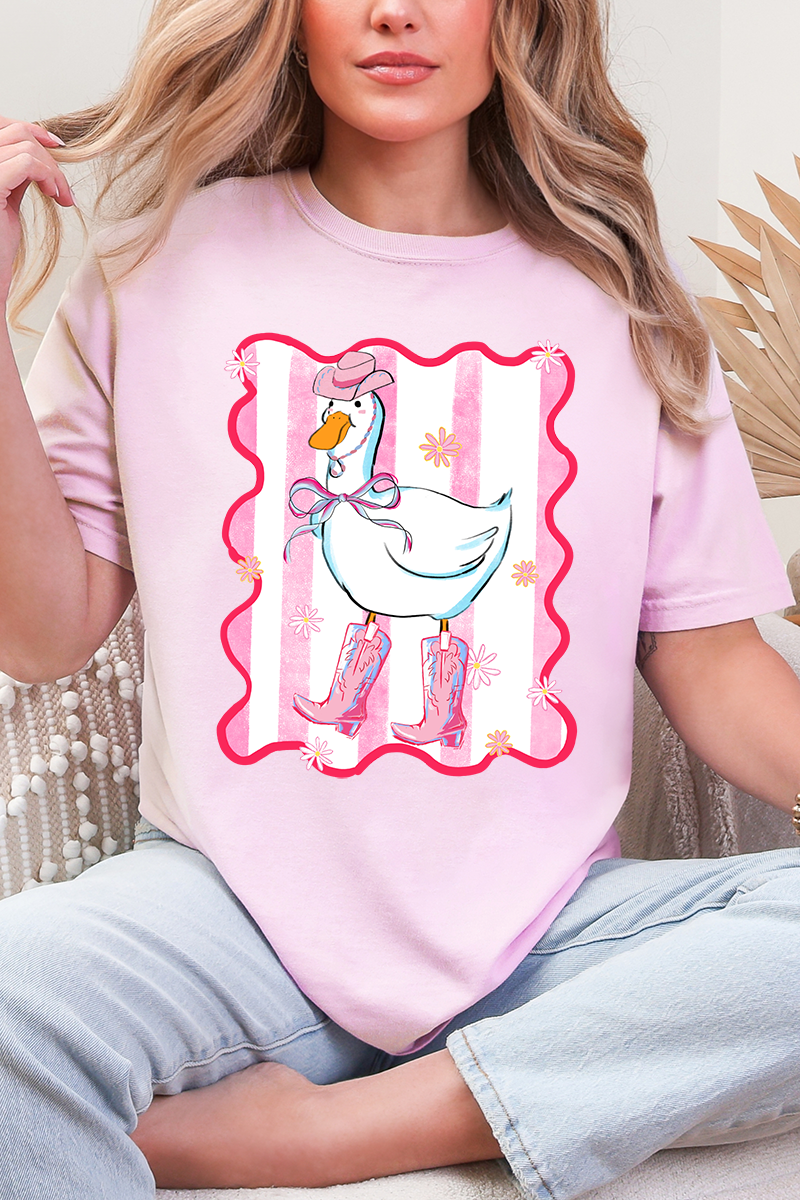 Saddle Up Silly Goose Comfort Colors Adult Ring-Spun Cotton Tee