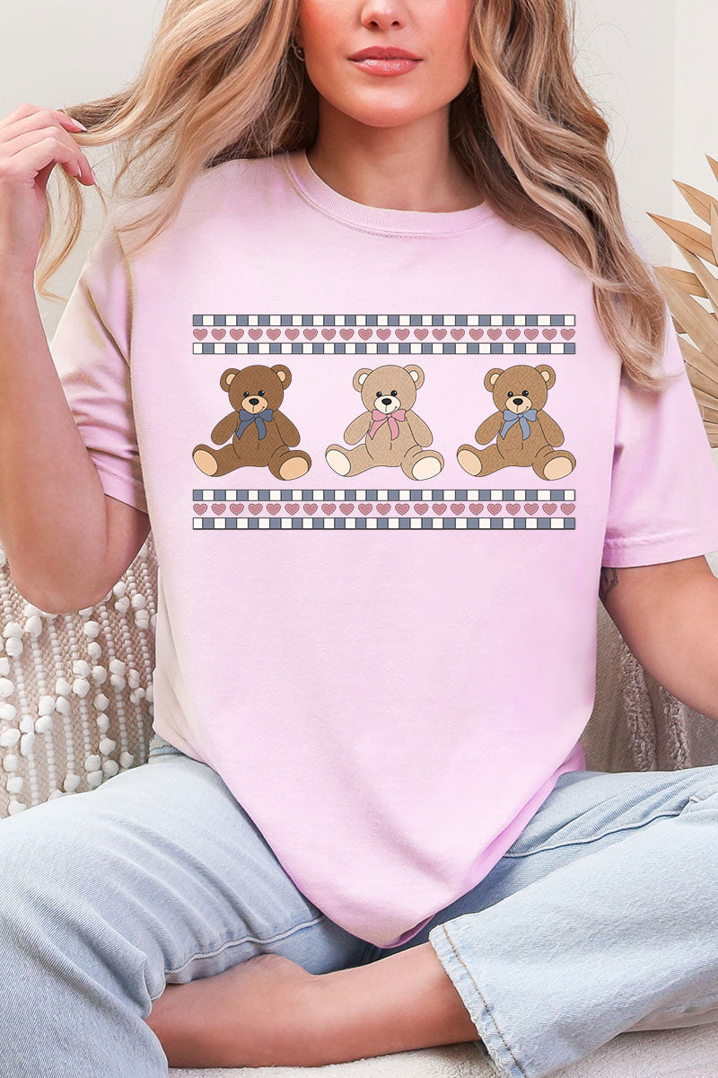 Tiny Teddy Trio Comfort Colors Adult Ring-Spun Cotton Tee