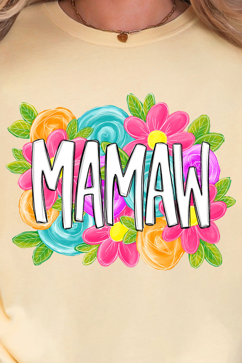 Personalized Mother's Day Bloom Comfort Colors Adult Ring-Spun Cotton Tee *Choose Your Name