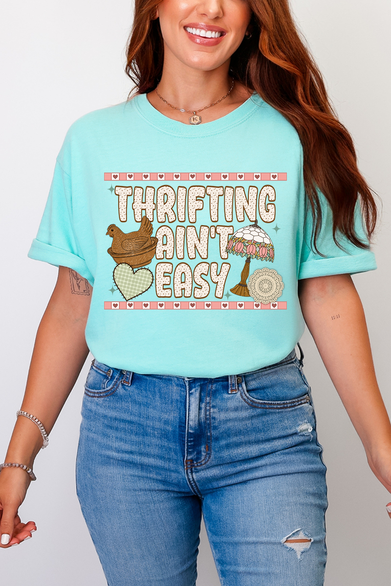 Thrifting Ain't Easy Comfort Colors Adult Ring-Spun Cotton Tee
