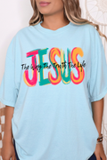 Brushstroke Jesus Comfort Colors Adult Ring-Spun Cotton Tee