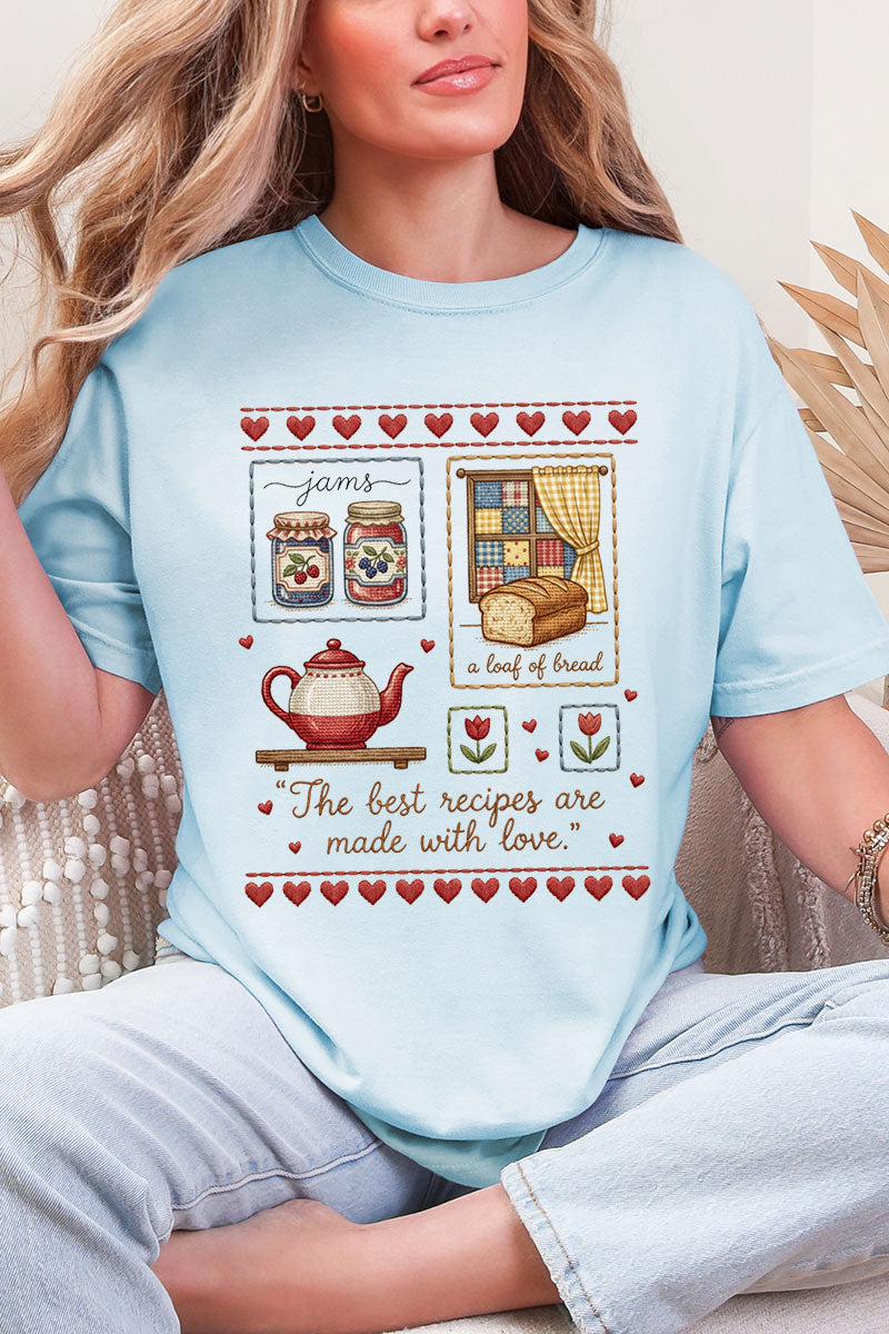 Made With Love Comfort Colors Adult Ring-Spun Cotton Tee