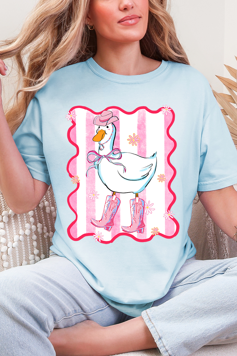 Saddle Up Silly Goose Comfort Colors Adult Ring-Spun Cotton Tee