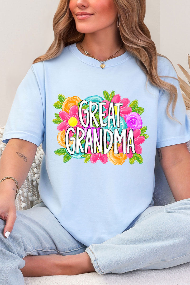 Personalized Mother's Day Bloom Comfort Colors Adult Ring-Spun Cotton Tee *Choose Your Name