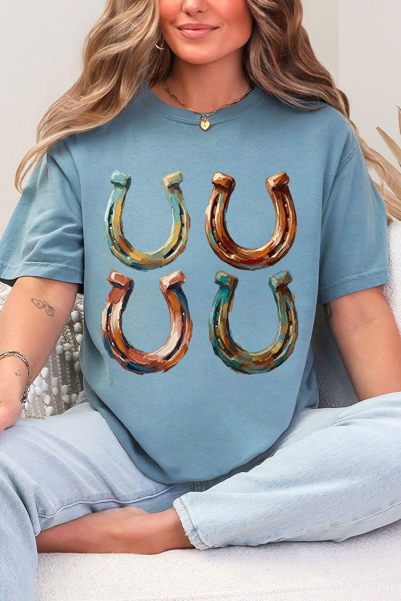 The Painted Horseshoes Comfort Colors Adult Ring-Spun Cotton Tee