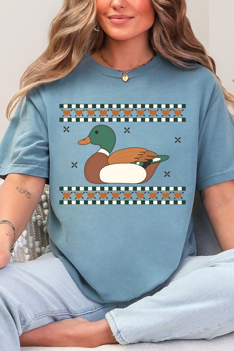 Woodland Duck Comfort Colors Adult Ring-Spun Cotton Tee