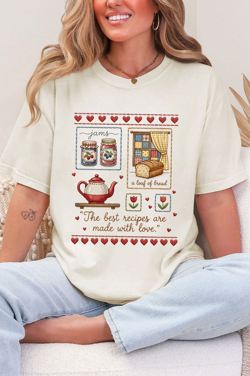 Made With Love Comfort Colors Adult Ring-Spun Cotton Tee