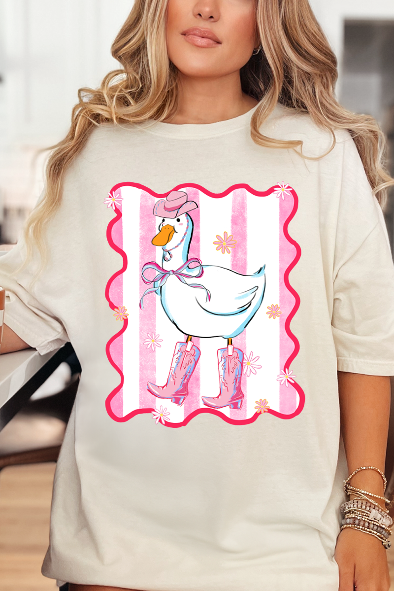 Saddle Up Silly Goose Comfort Colors Adult Ring-Spun Cotton Tee