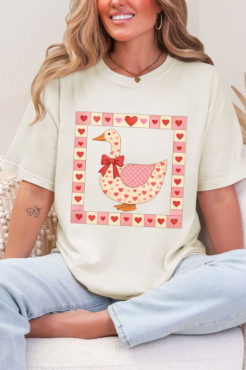 Sweetheart Goose Comfort Colors Adult Ring-Spun Cotton Tee