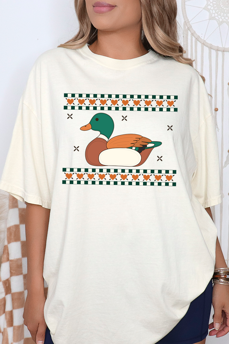 Woodland Duck Comfort Colors Adult Ring-Spun Cotton Tee