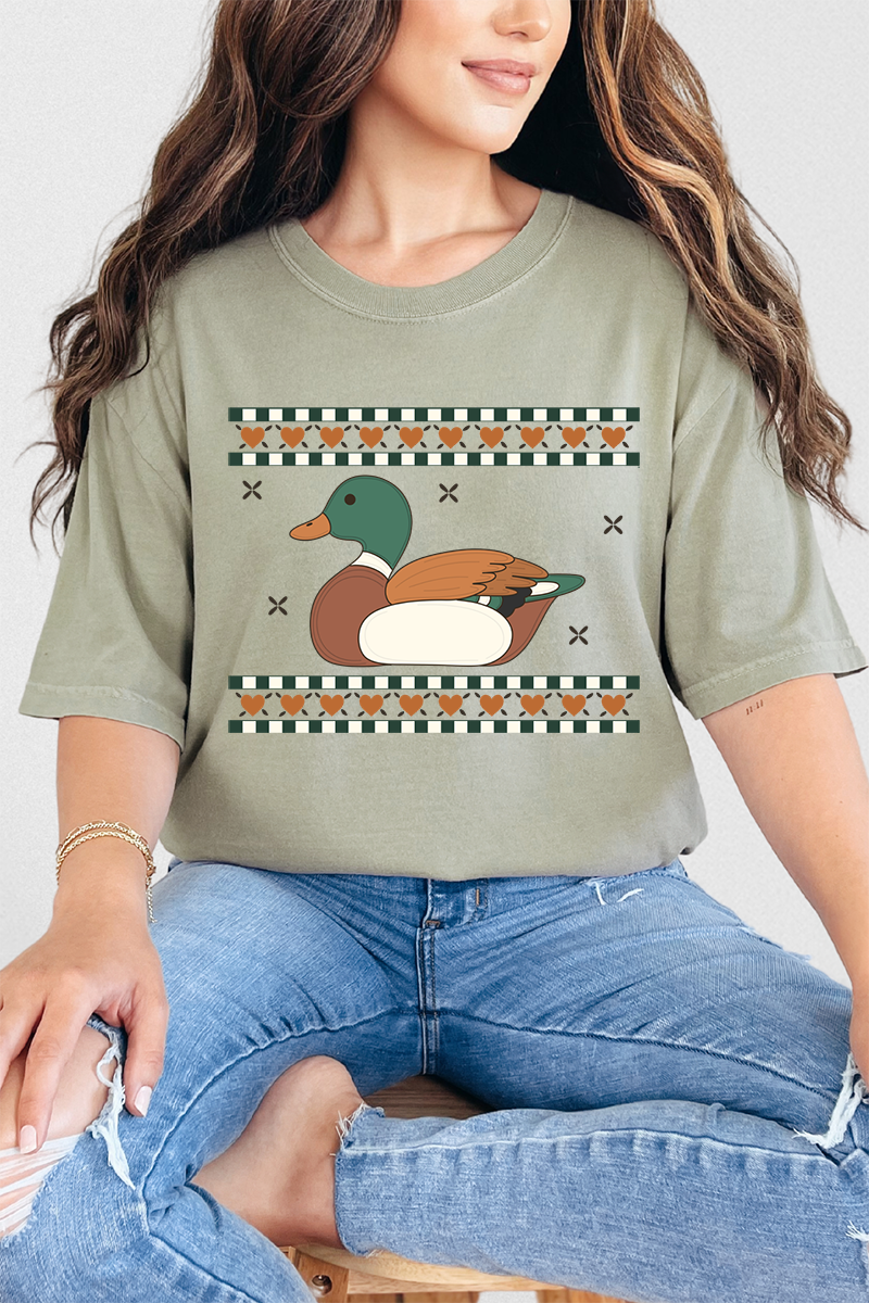 Woodland Duck Comfort Colors Adult Ring-Spun Cotton Tee