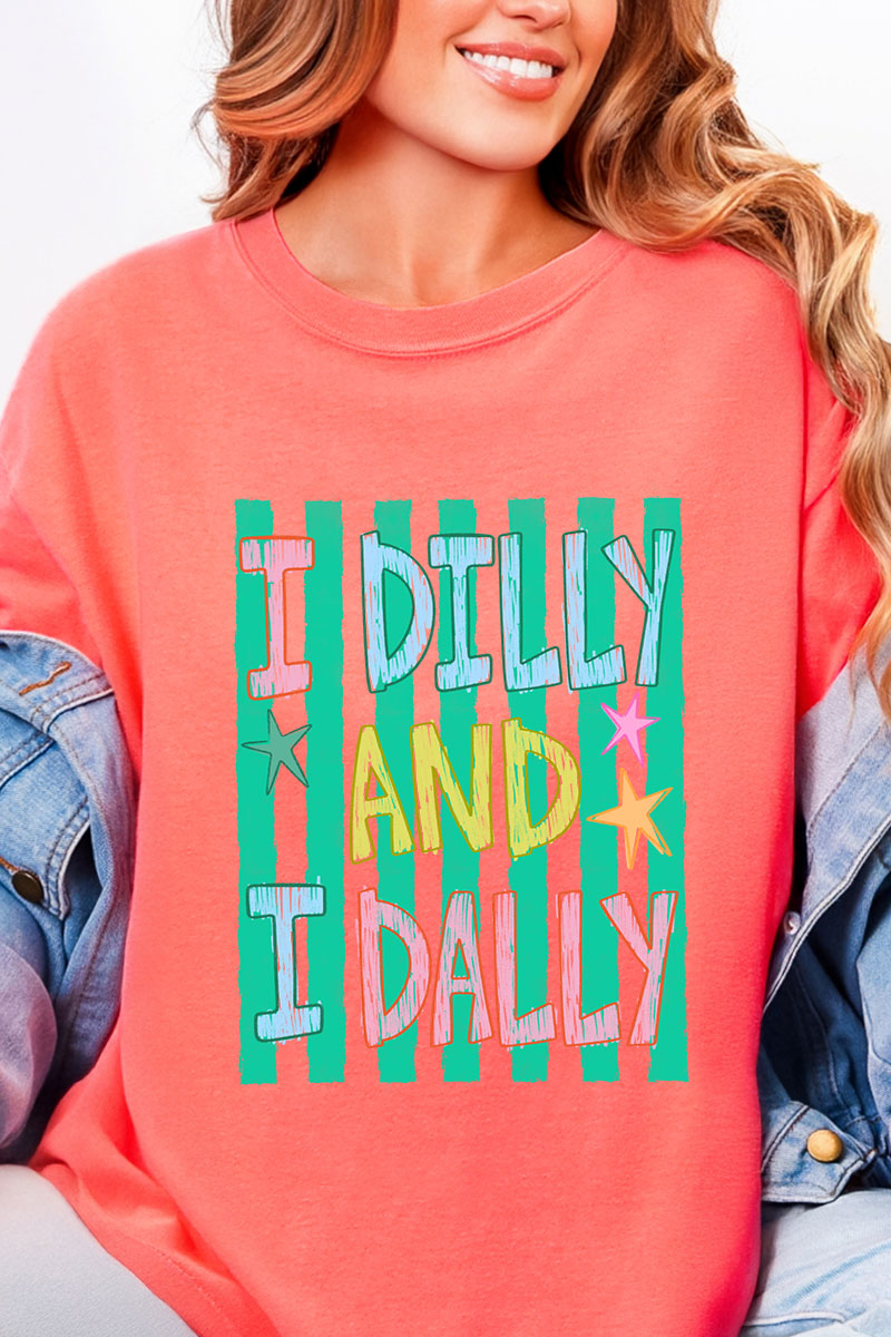 I Dilly & I Dally Comfort Colors Adult Ring-Spun Cotton Tee