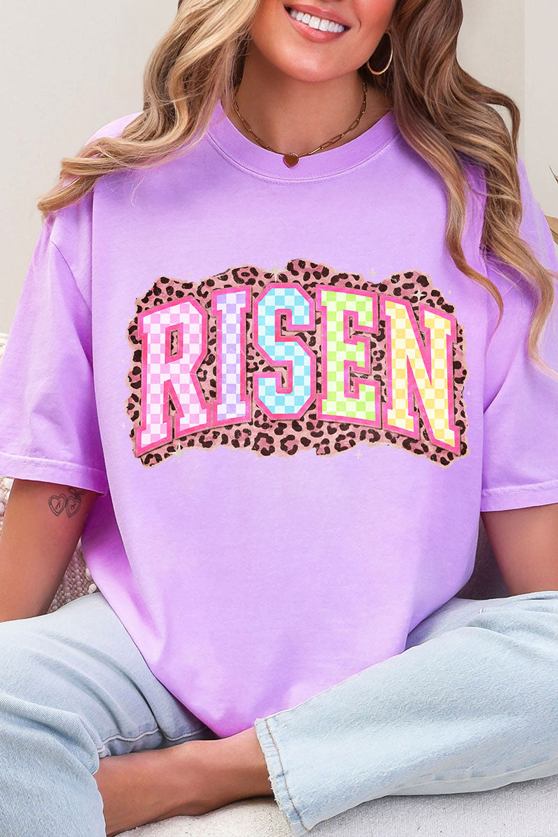 Risen In Color Comfort Colors Adult Ring-Spun Cotton Tee