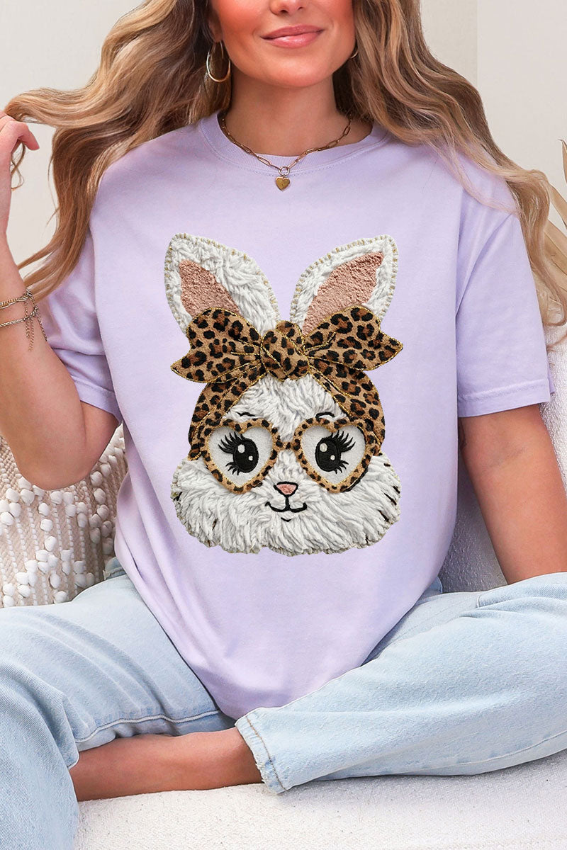 Faux Yarn Easter Bunny Comfort Colors Adult Ring-Spun Cotton Tee