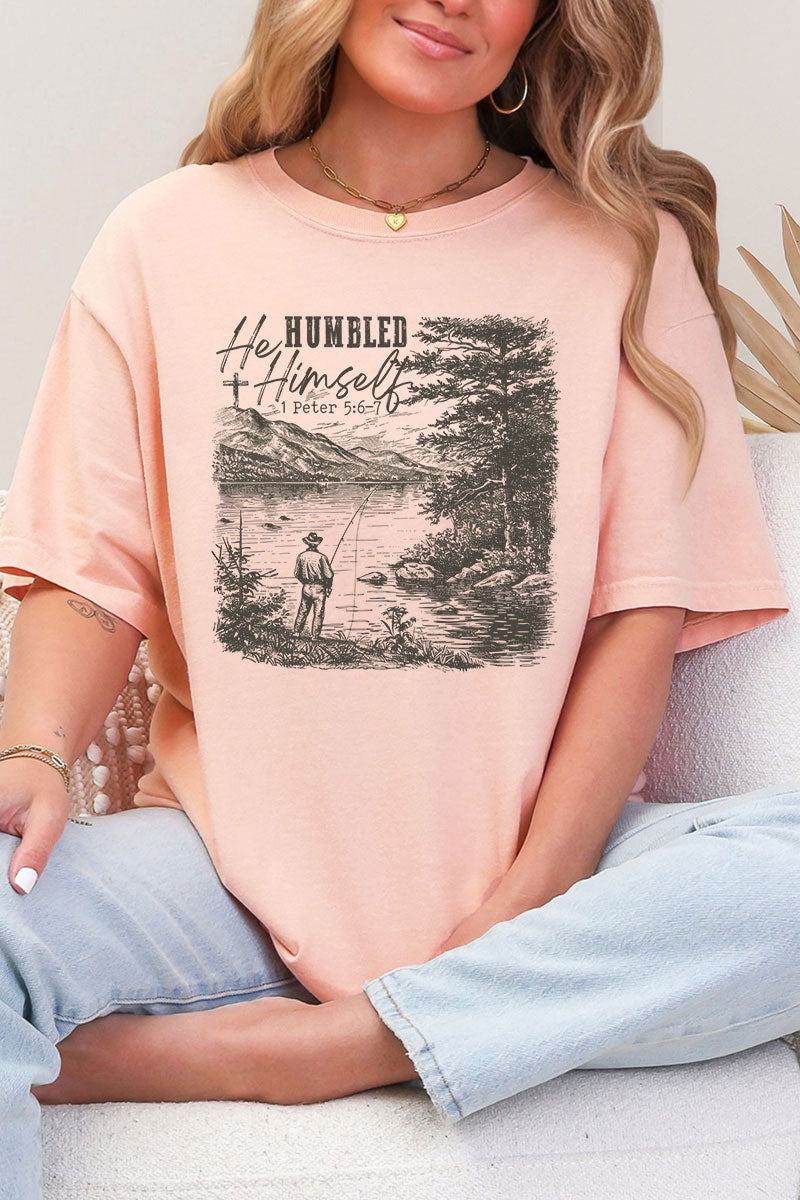 He Humbled Himself Comfort Colors Adult Ring-Spun Cotton Tee