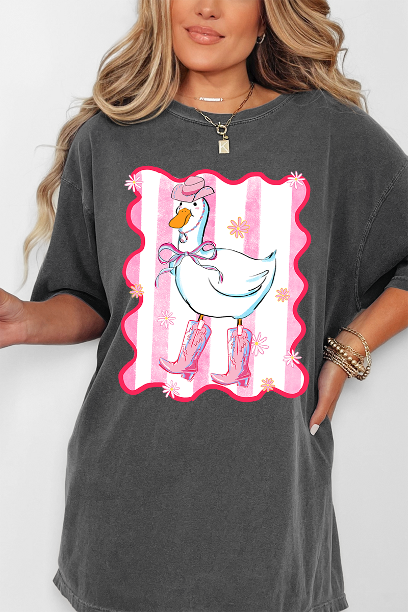 Saddle Up Silly Goose Comfort Colors Adult Ring-Spun Cotton Tee