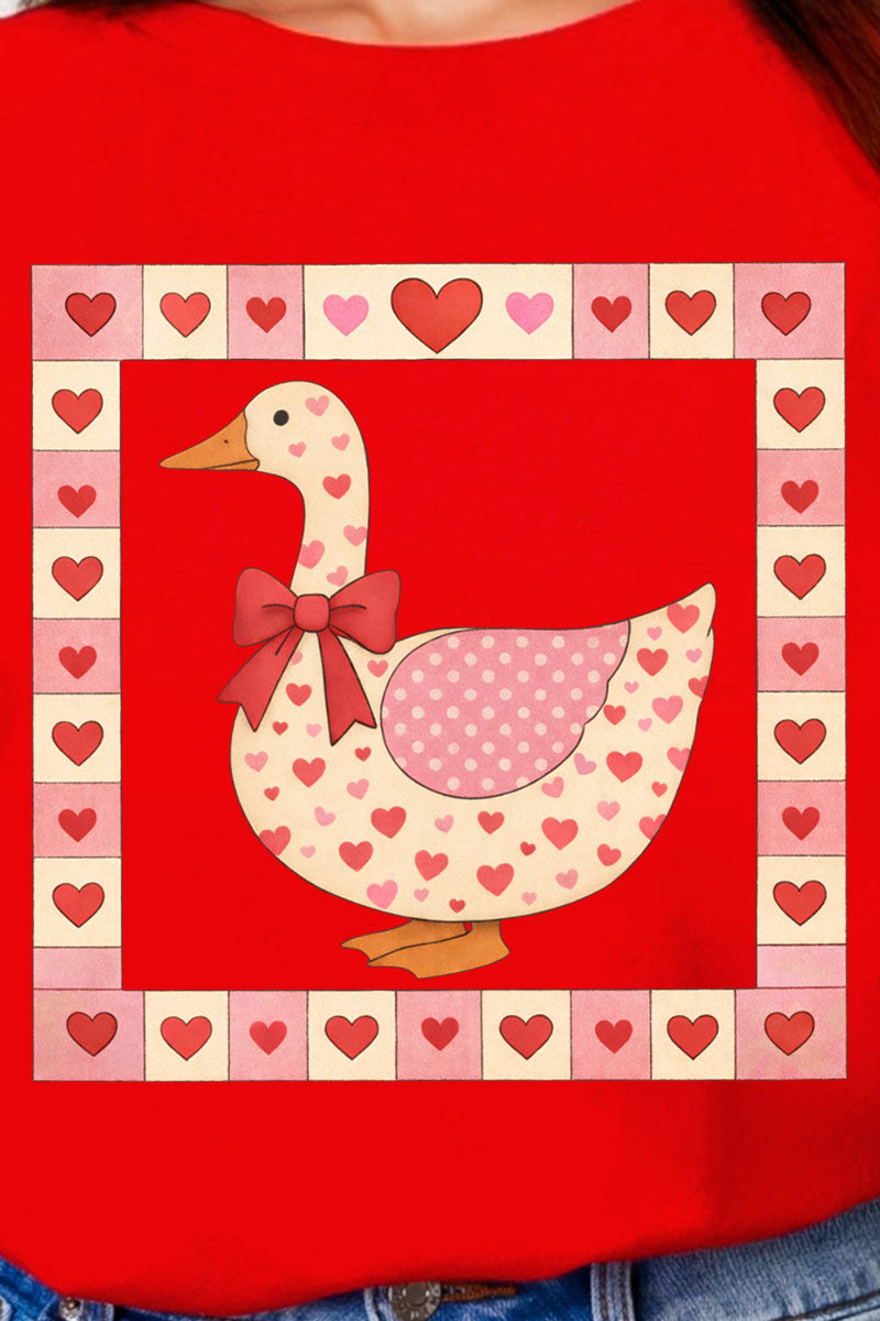 Sweetheart Goose Comfort Colors Adult Ring-Spun Cotton Tee