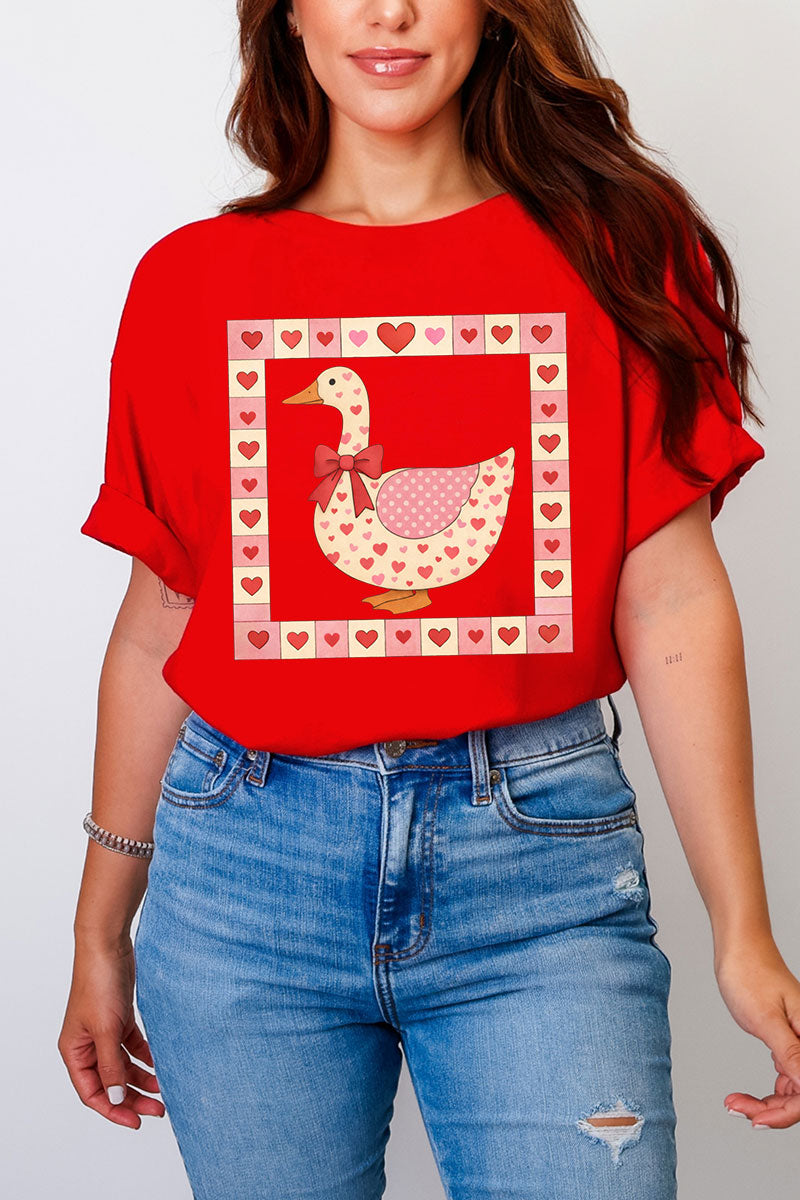 Sweetheart Goose Comfort Colors Adult Ring-Spun Cotton Tee