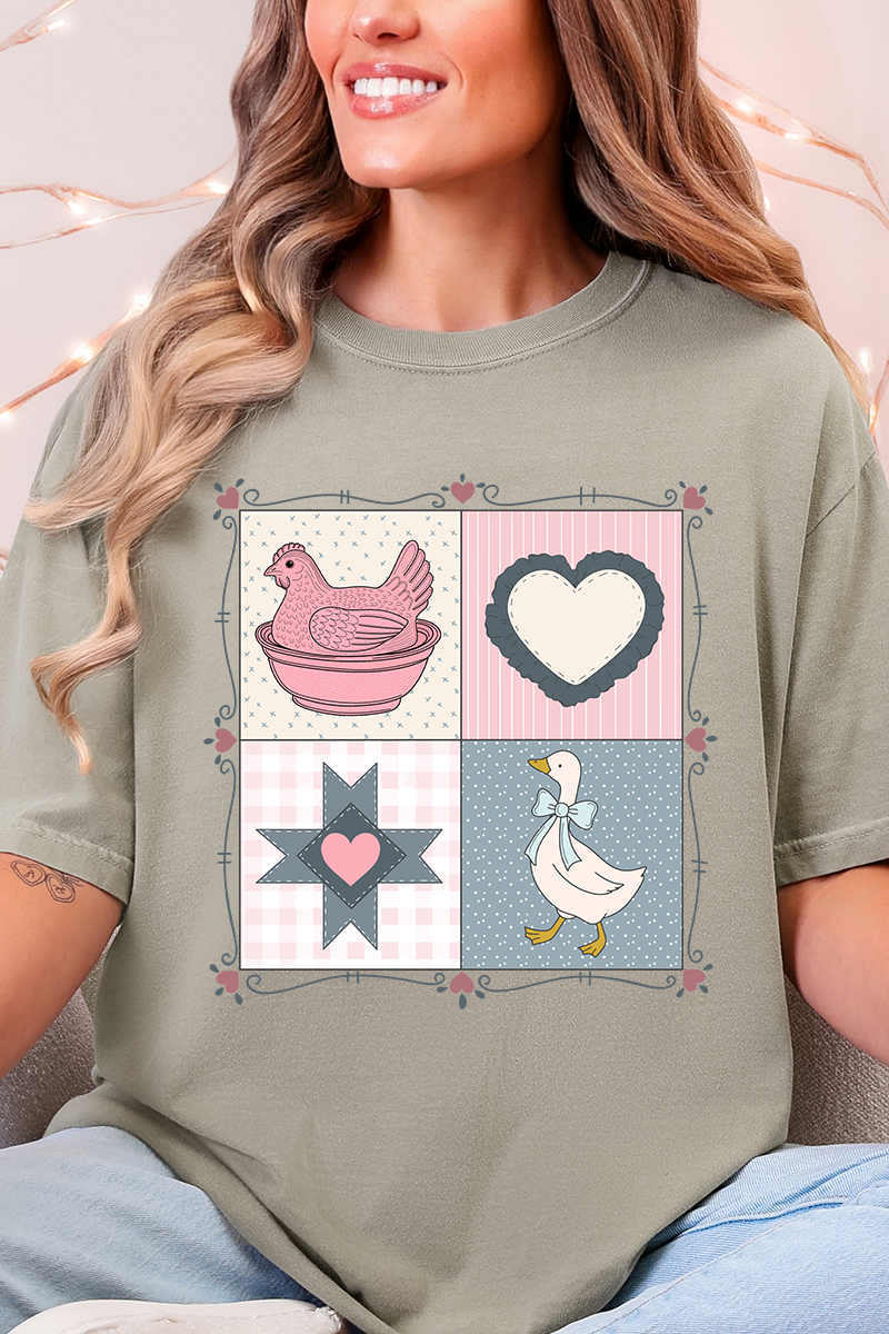 Heartfelt Goose Comfort Colors Adult Ring-Spun Cotton Tee