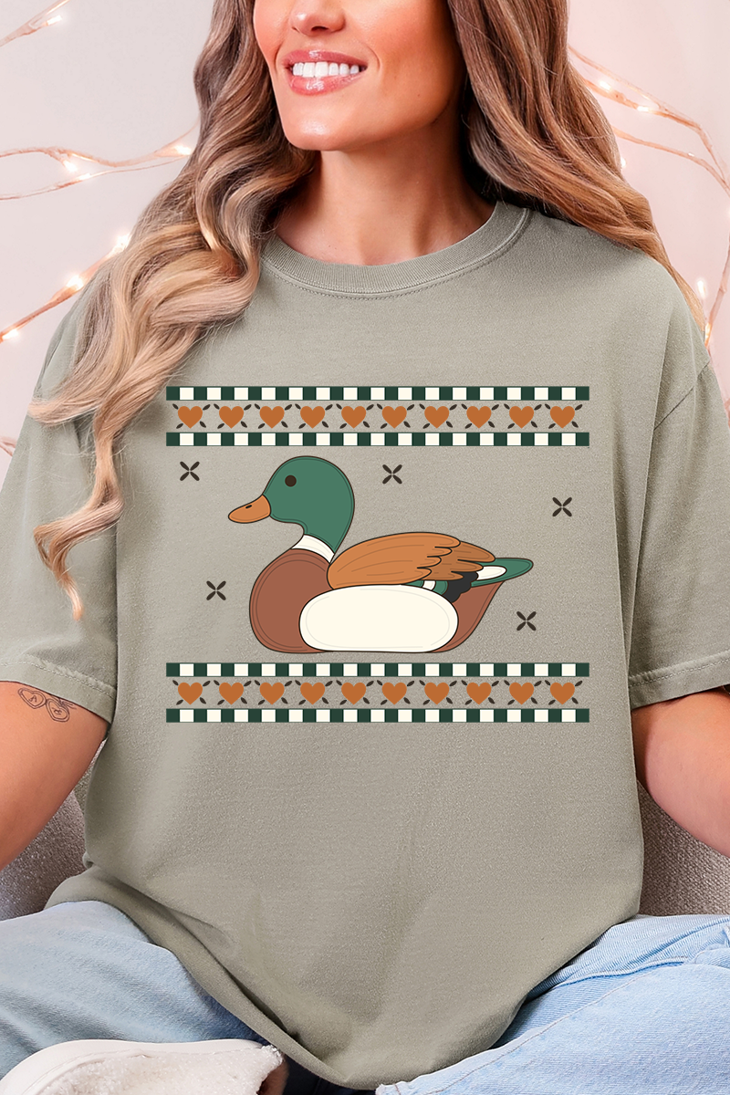 Woodland Duck Comfort Colors Adult Ring-Spun Cotton Tee