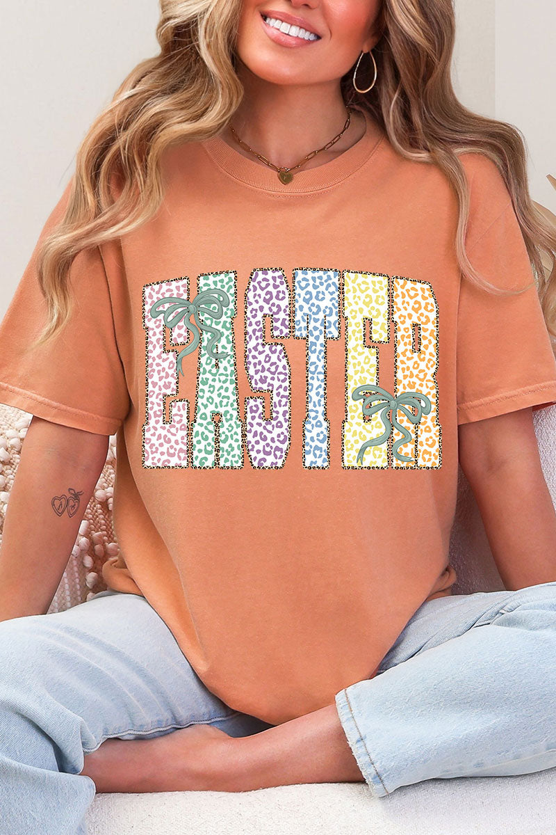 Pastel Easter Coquette Comfort Colors Adult Ring-Spun Cotton Tee