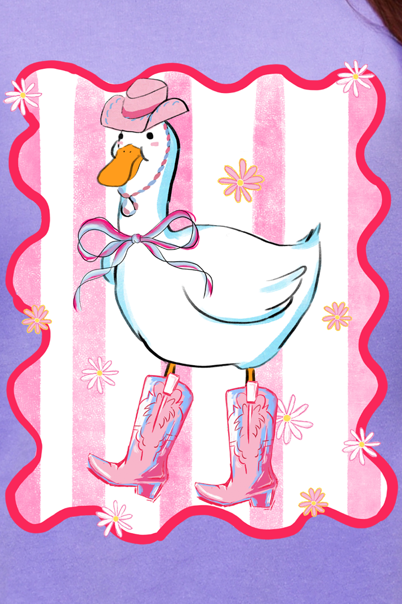 Saddle Up Silly Goose Comfort Colors Adult Ring-Spun Cotton Tee