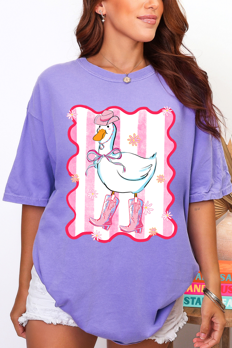 Saddle Up Silly Goose Comfort Colors Adult Ring-Spun Cotton Tee
