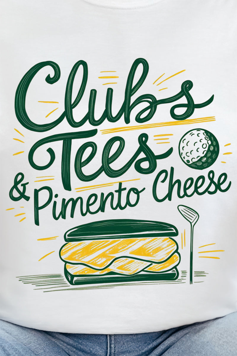 Clubs, Tees & Pimento Cheese Comfort Colors Adult Ring-Spun Cotton Tee