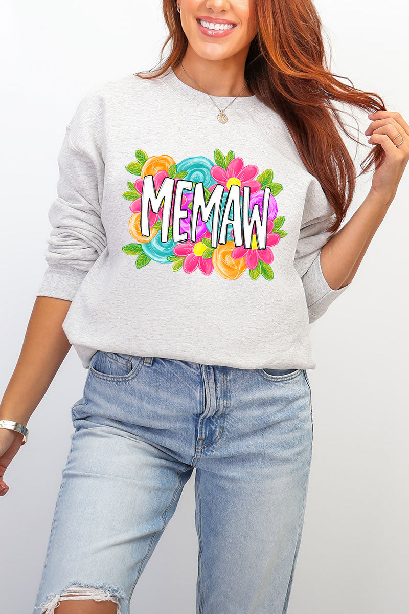 Personalized Mother's Day Bloom Heavy Blend Crew Sweatshirt product image 3