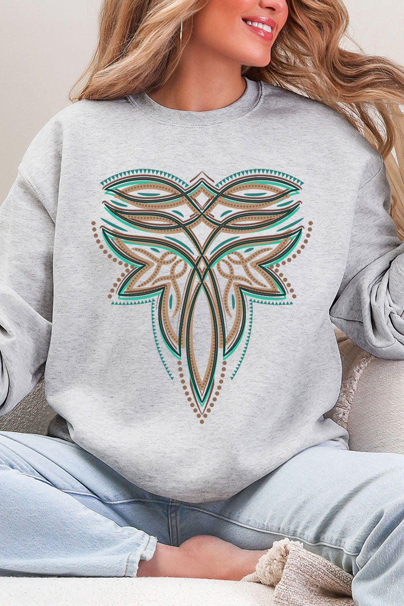 Tan Boot Stitch Heavy Blend Crew Sweatshirt product image 3