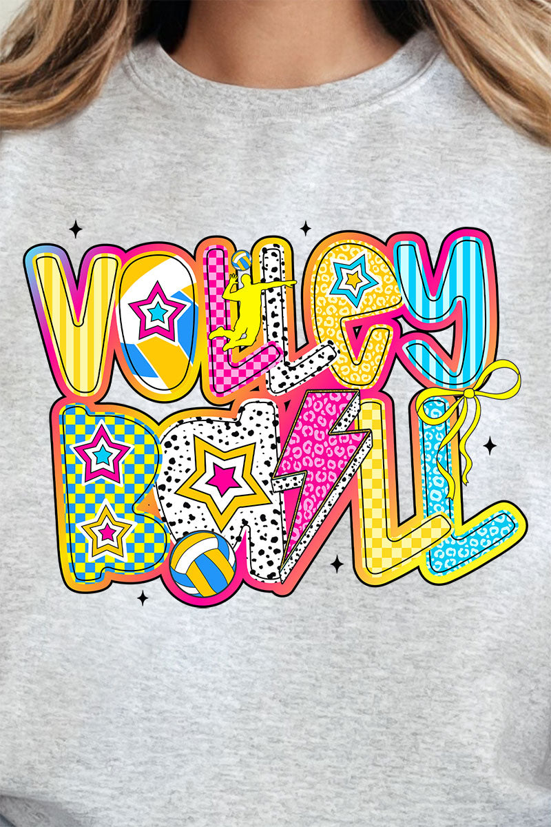 Vibrant Volleyball Heavy Blend Crew Sweatshirt product image 2