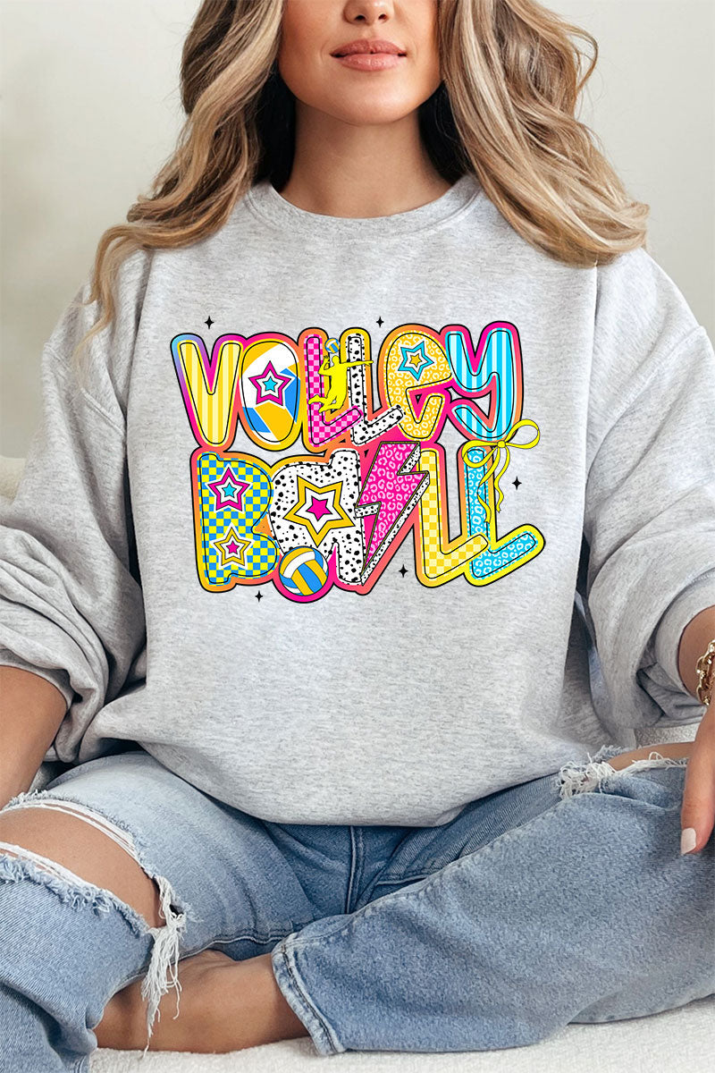 Vibrant Volleyball Heavy Blend Crew Sweatshirt product image 1