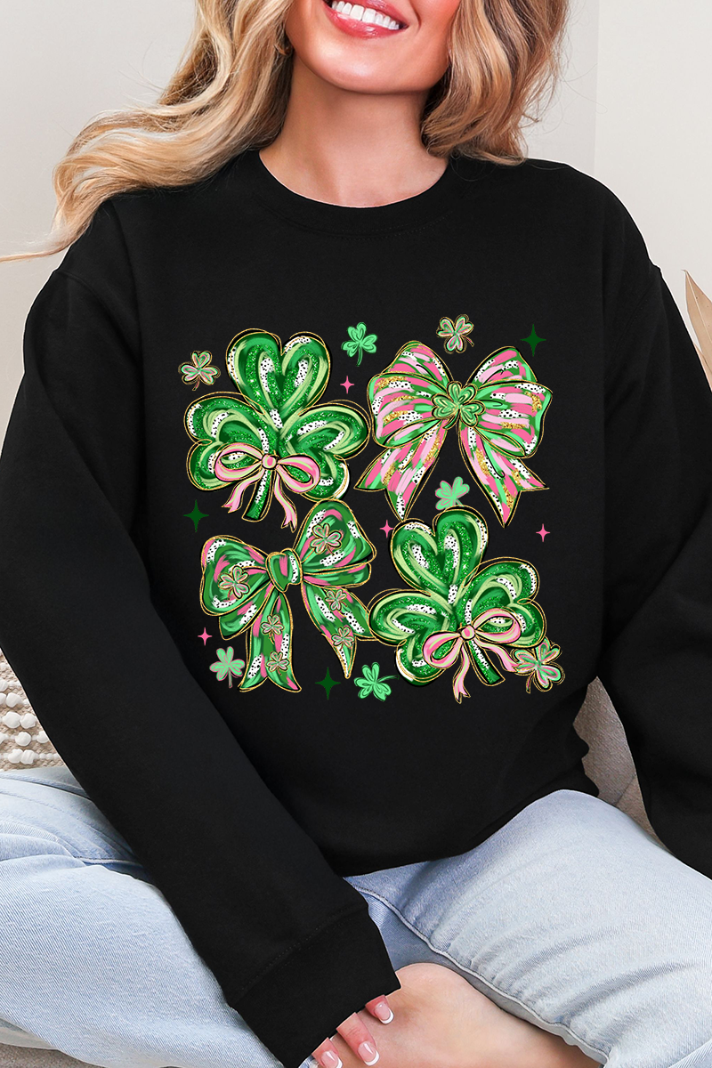 Lucky Luxe Bows Heavy Blend Crew Sweatshirt product image 3