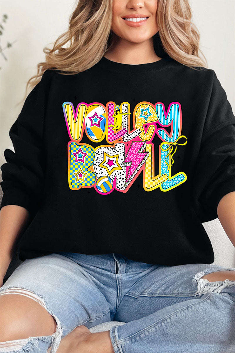 Vibrant Volleyball Heavy Blend Crew Sweatshirt product image 3