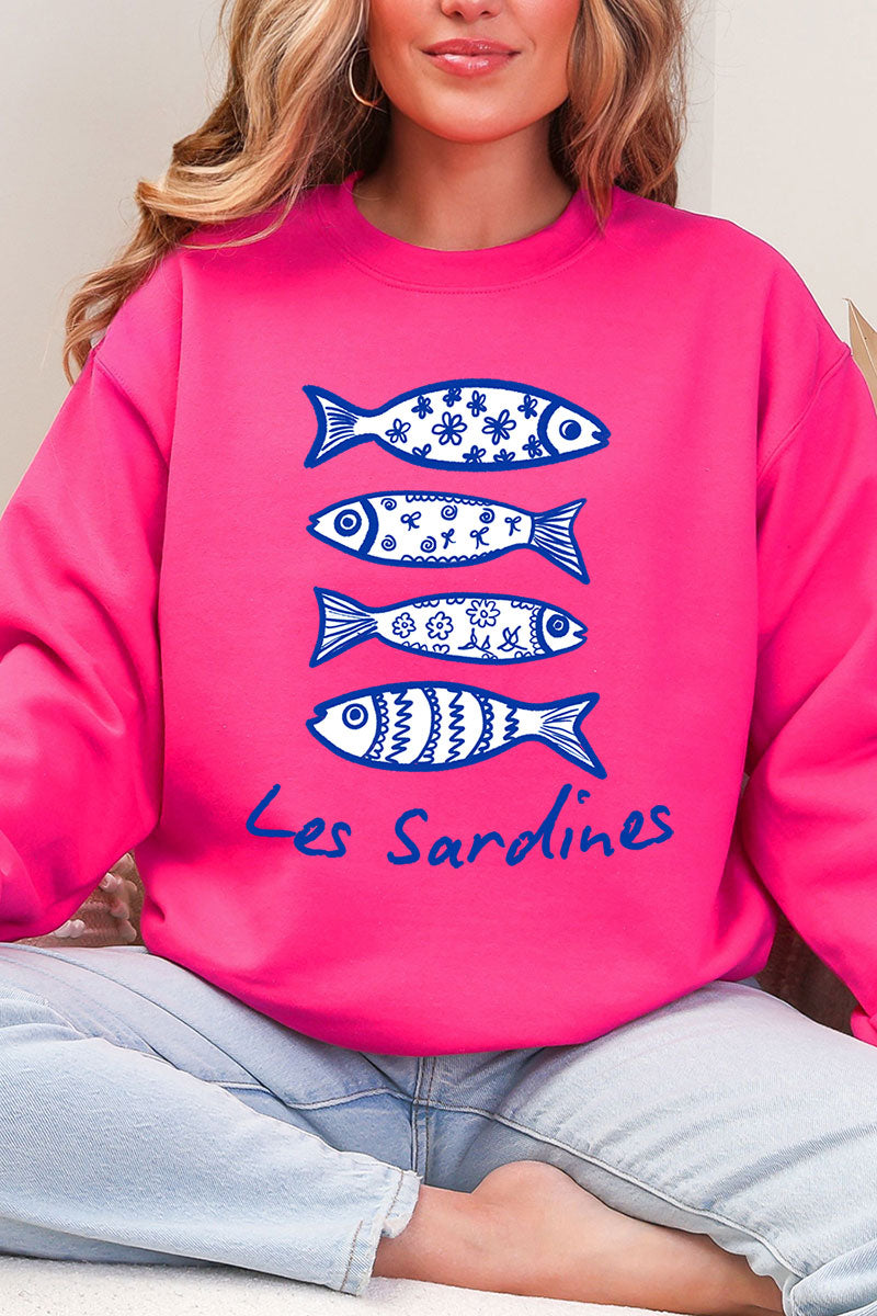 Les Sardines Heavy Blend Crew Sweatshirt product image 2