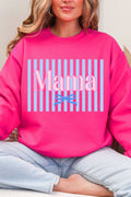 Mama Striped Heavy Blend Crew Sweatshirt product image 1