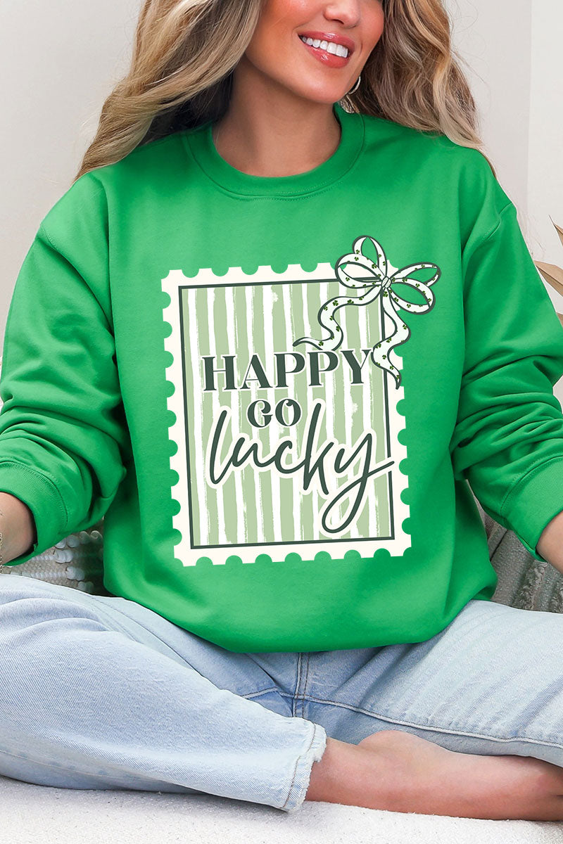 Happy Go Lucky Heavy Blend Crew Sweatshirt product image 5