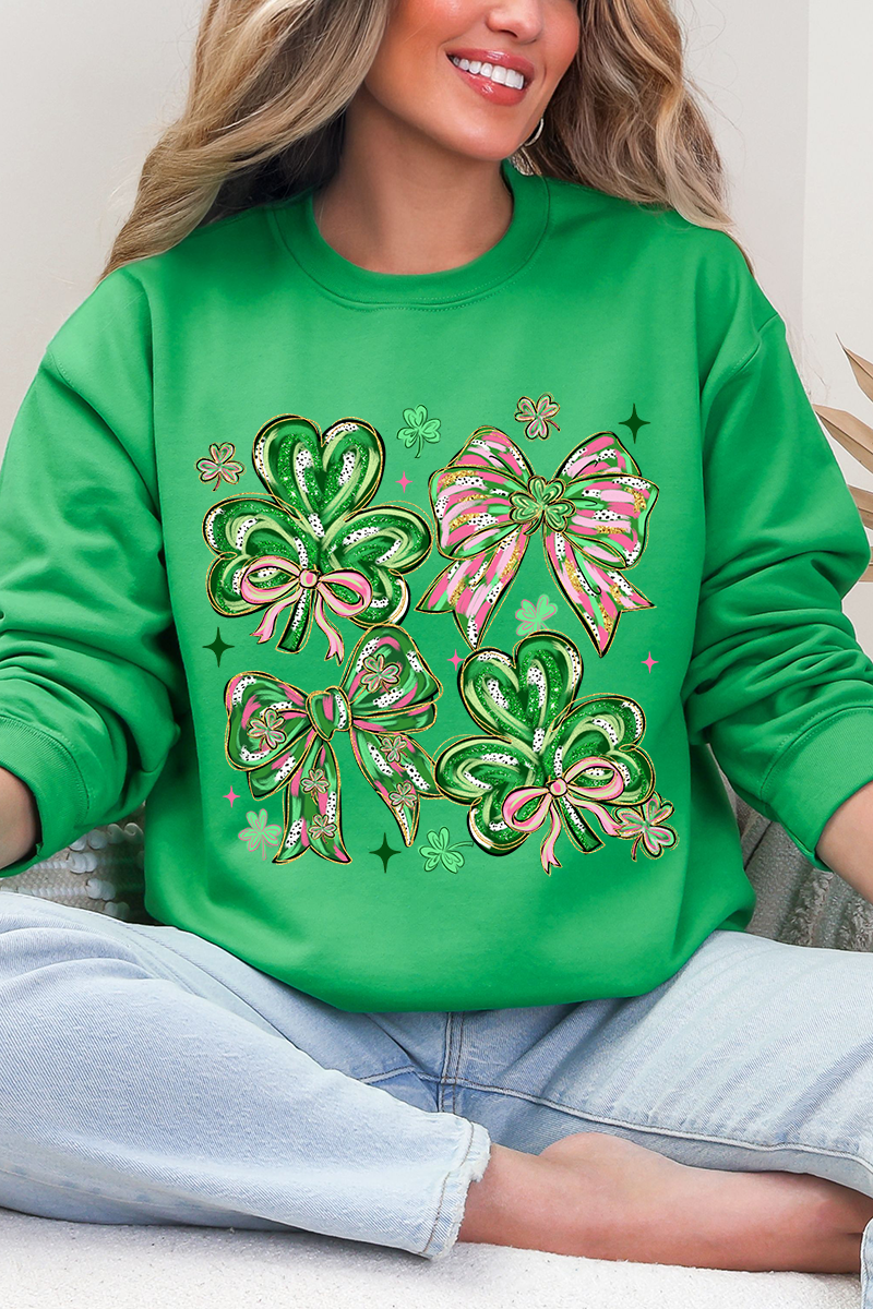Lucky Luxe Bows Heavy Blend Crew Sweatshirt product image 4