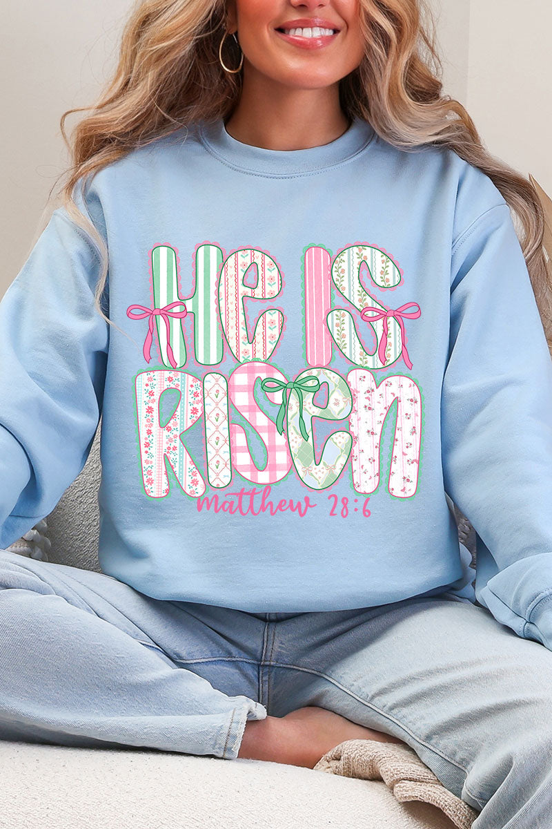 Lace & Bloom He Is Risen Heavy Blend Crew Sweatshirt product image 3