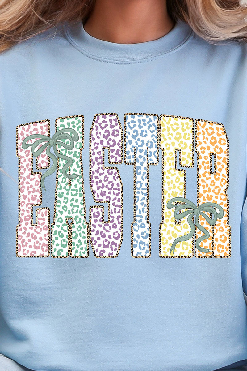 Pastel Easter Coquette Heavy Blend Crew Sweatshirt product image 2