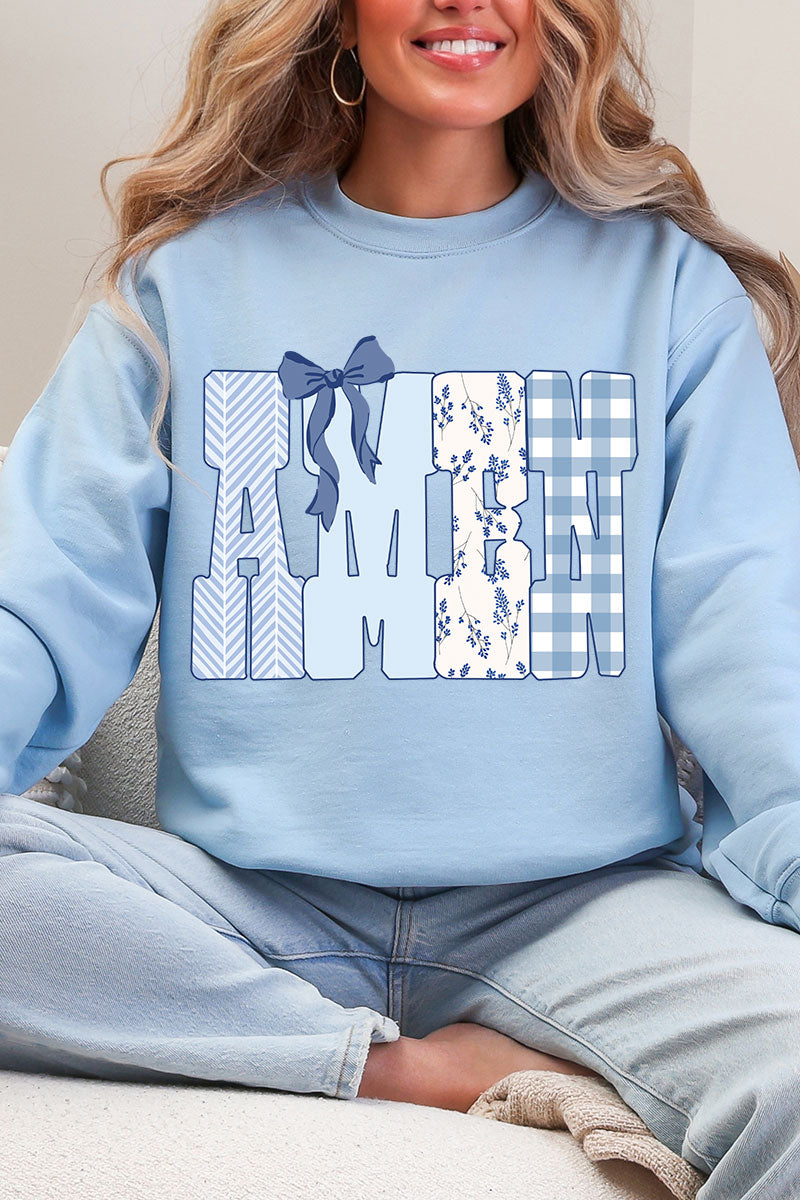 Sunday Blue Amen Heavy Blend Crew Sweatshirt product image 4