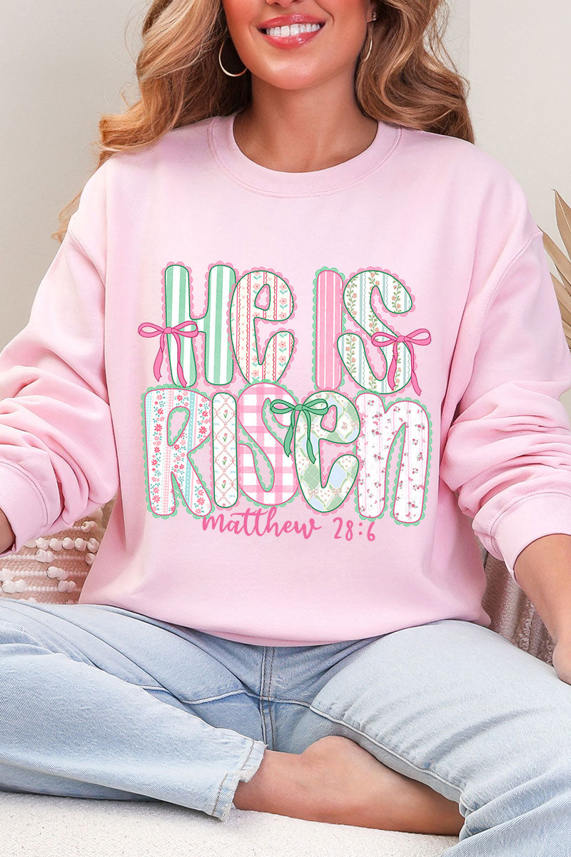Lace & Bloom He Is Risen Heavy Blend Crew Sweatshirt product image 4