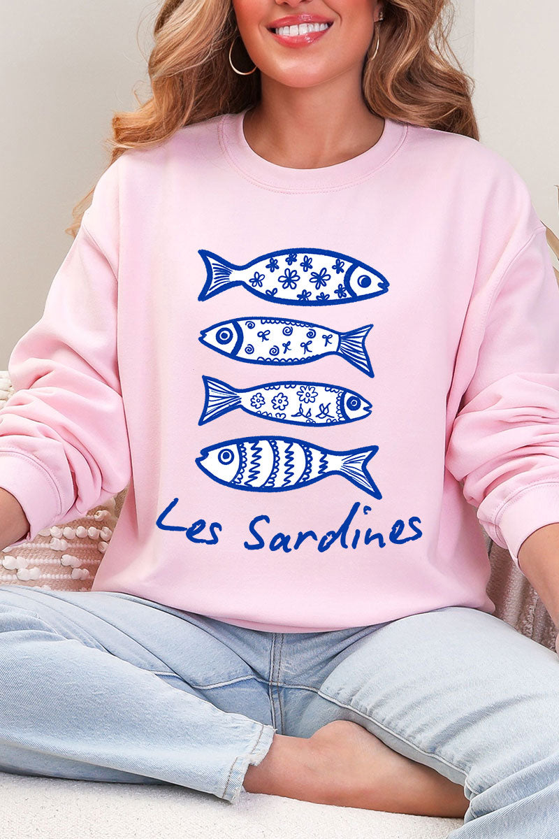 Les Sardines Heavy Blend Crew Sweatshirt product image 4