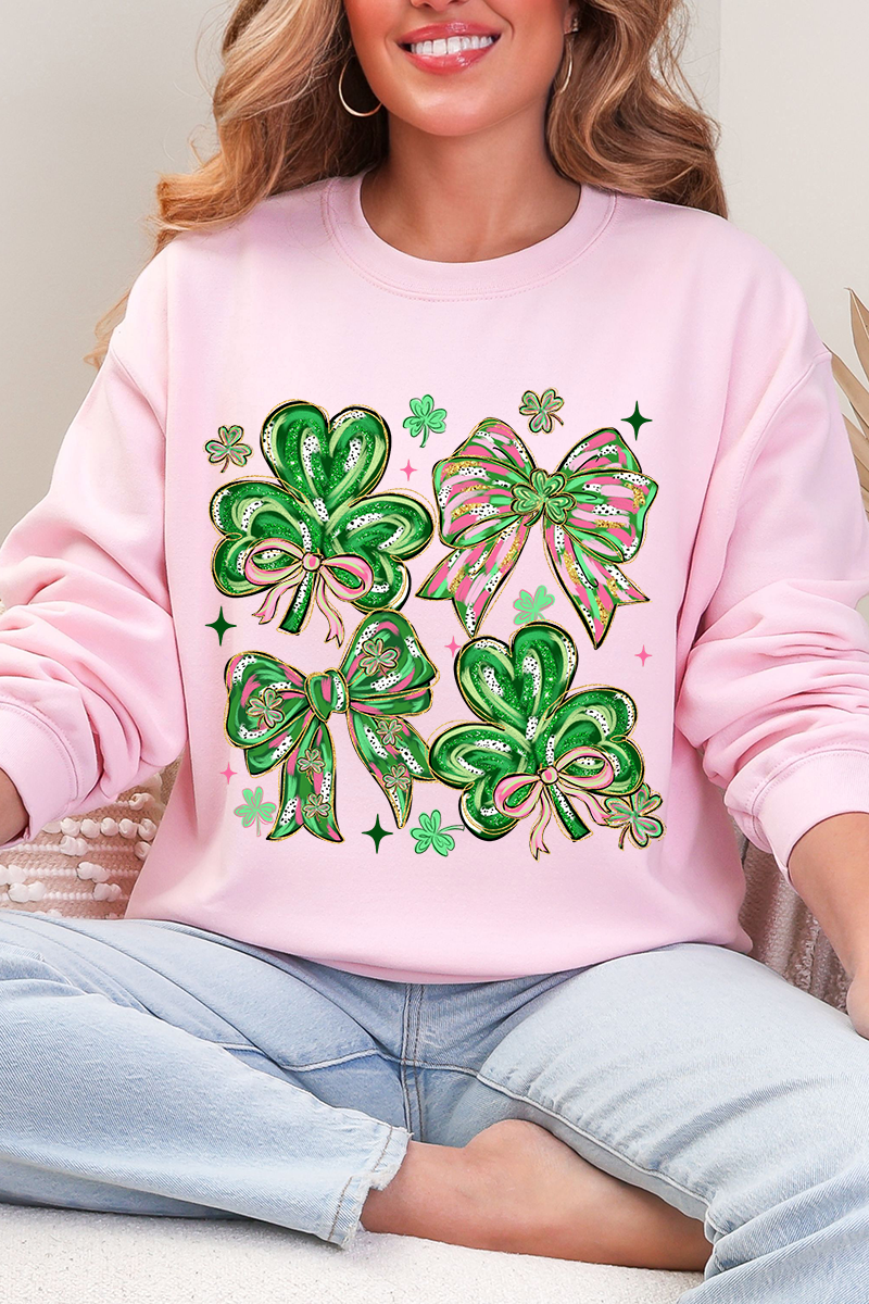 Lucky Luxe Bows Heavy Blend Crew Sweatshirt product image 5