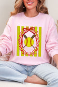 Softball Stripes Heavy Blend Crew Sweatshirt product image 1
