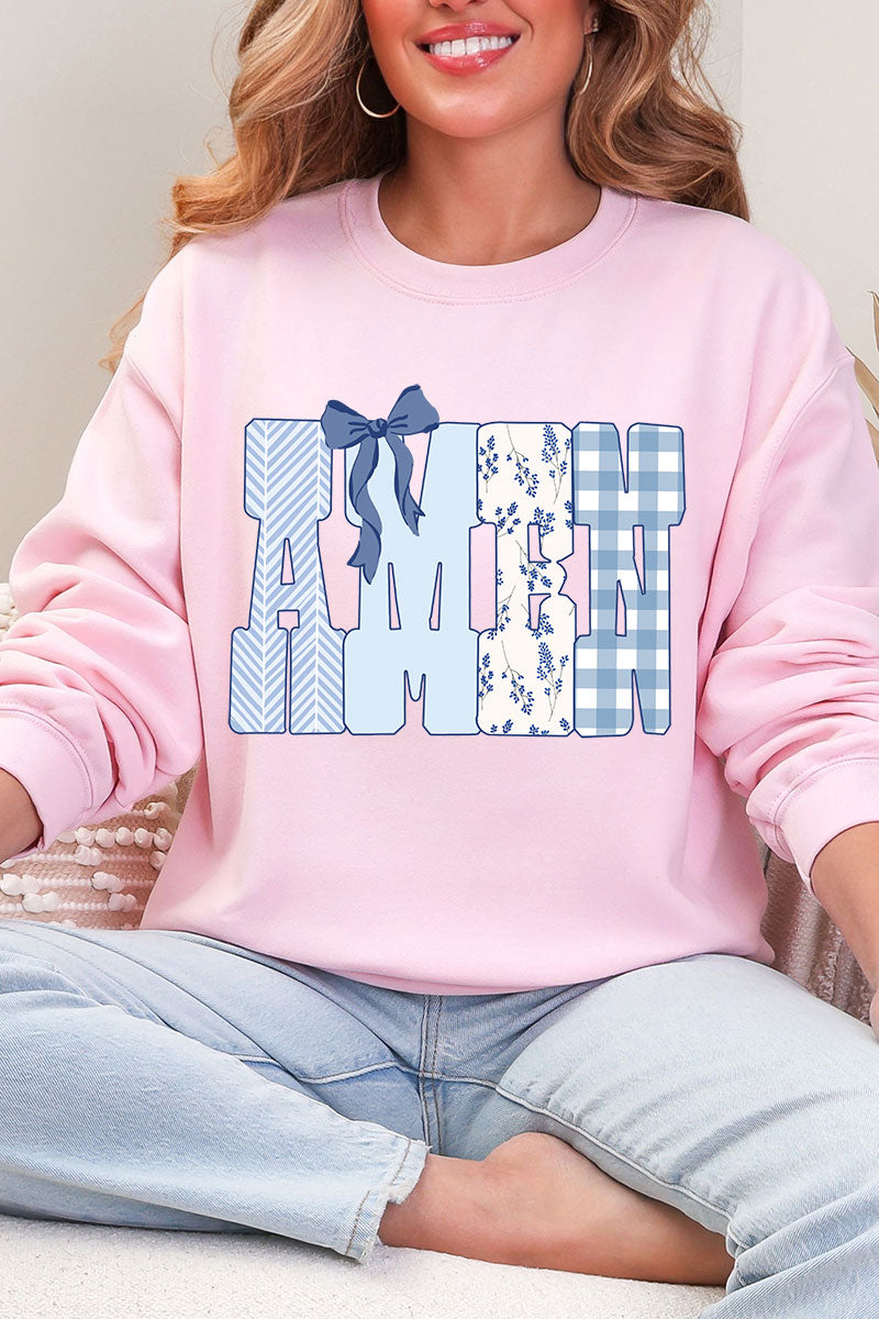 Sunday Blue Amen Heavy Blend Crew Sweatshirt product image 5