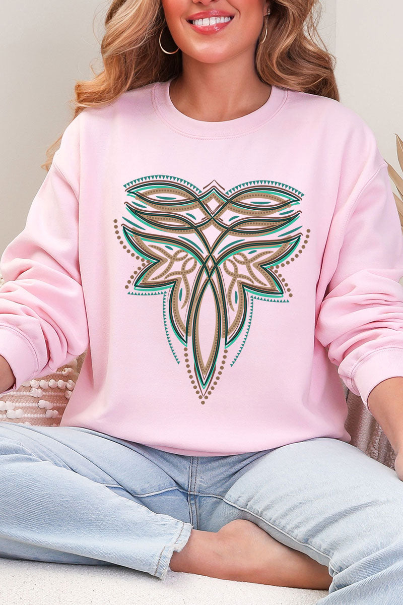 Tan Boot Stitch Heavy Blend Crew Sweatshirt product image 1